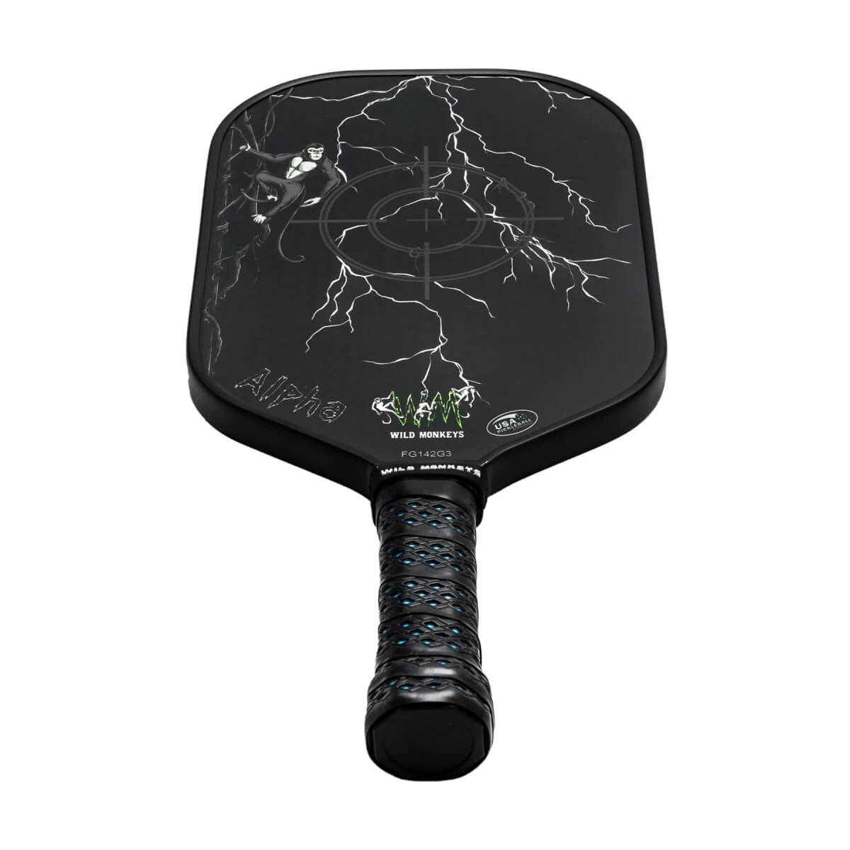 Wild Monkeys Alpha Middleweight Composite Pickleball Paddle 6 Wild Monkeys Alpha Middleweight Composite Pickleball Paddle - Image 4