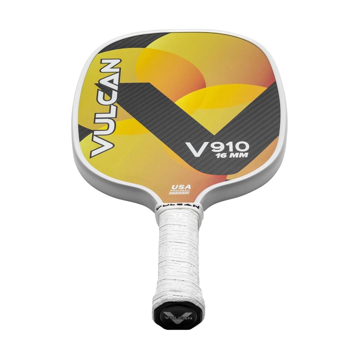 Vulcan V910 Middleweight Carbon Fiber Pickleball Paddle 6 Vulcan V910 Middleweight Carbon Fiber Pickleball Paddle - Image 4