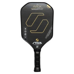STIGA Aviox Carbon Nomex Pro Middleweight Carbon Fiber Pickleball Paddle -Best Racket Shop 4b99 05 22 stiga aviox carbon nomex pro middleweight carbon fiber pickleball paddle 35801 2 l