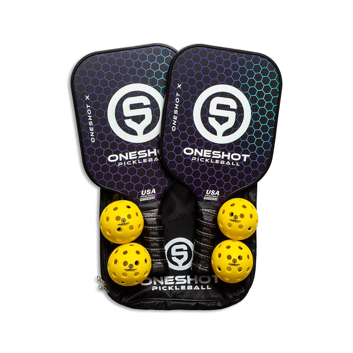 Oneshot X Pickleball Paddle Starter Set 3 Oneshot X Pickleball Paddle Starter Set