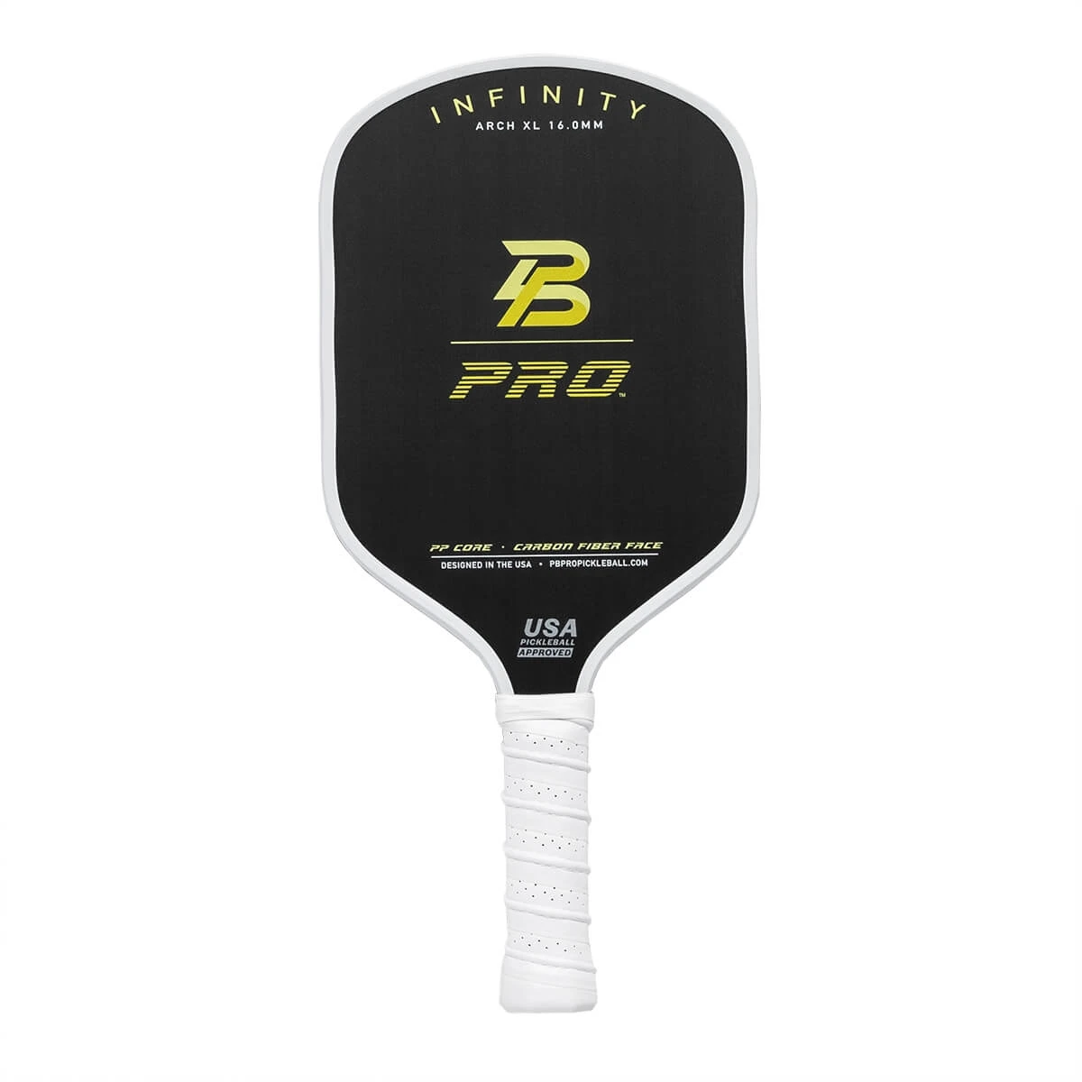 PB Pro Infinity Arch XL 16mm Middleweight Carbon Fiber Pickleball Paddle 5 PB Pro Infinity Arch XL 16mm Middleweight Carbon Fiber Pickleball Paddle - Image 3