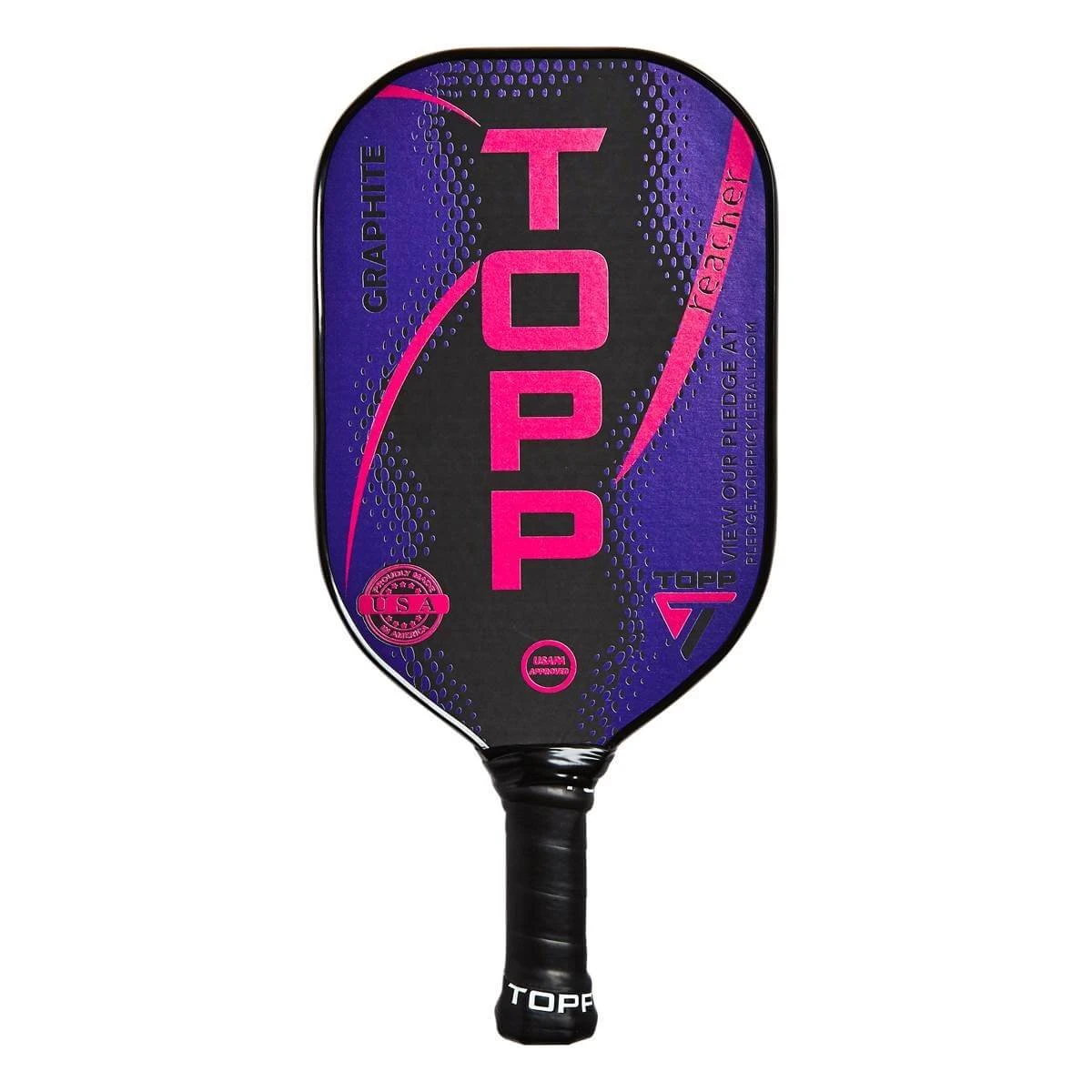 TOPP Reacher BLEMISHED Middleweight Graphite Pickleball Paddle 5 TOPP Reacher BLEMISHED Middleweight Graphite Pickleball Paddle - Image 3