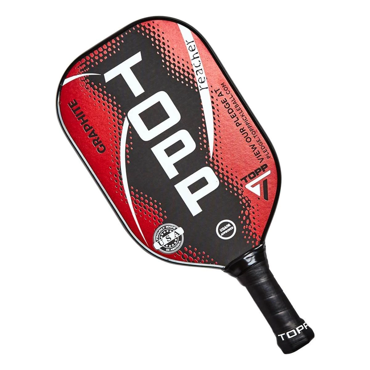 TOPP Reacher BLEMISHED Middleweight Graphite Pickleball Paddle 8 TOPP Reacher BLEMISHED Middleweight Graphite Pickleball Paddle - Image 6