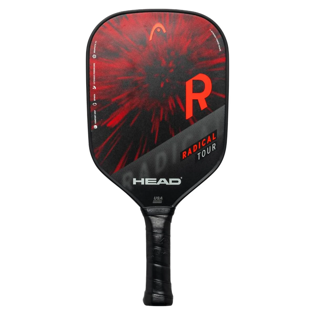 HEAD Radical Tour Middleweight Graphite Pickleball Paddle 6 HEAD Radical Tour Middleweight Graphite Pickleball Paddle - Image 4