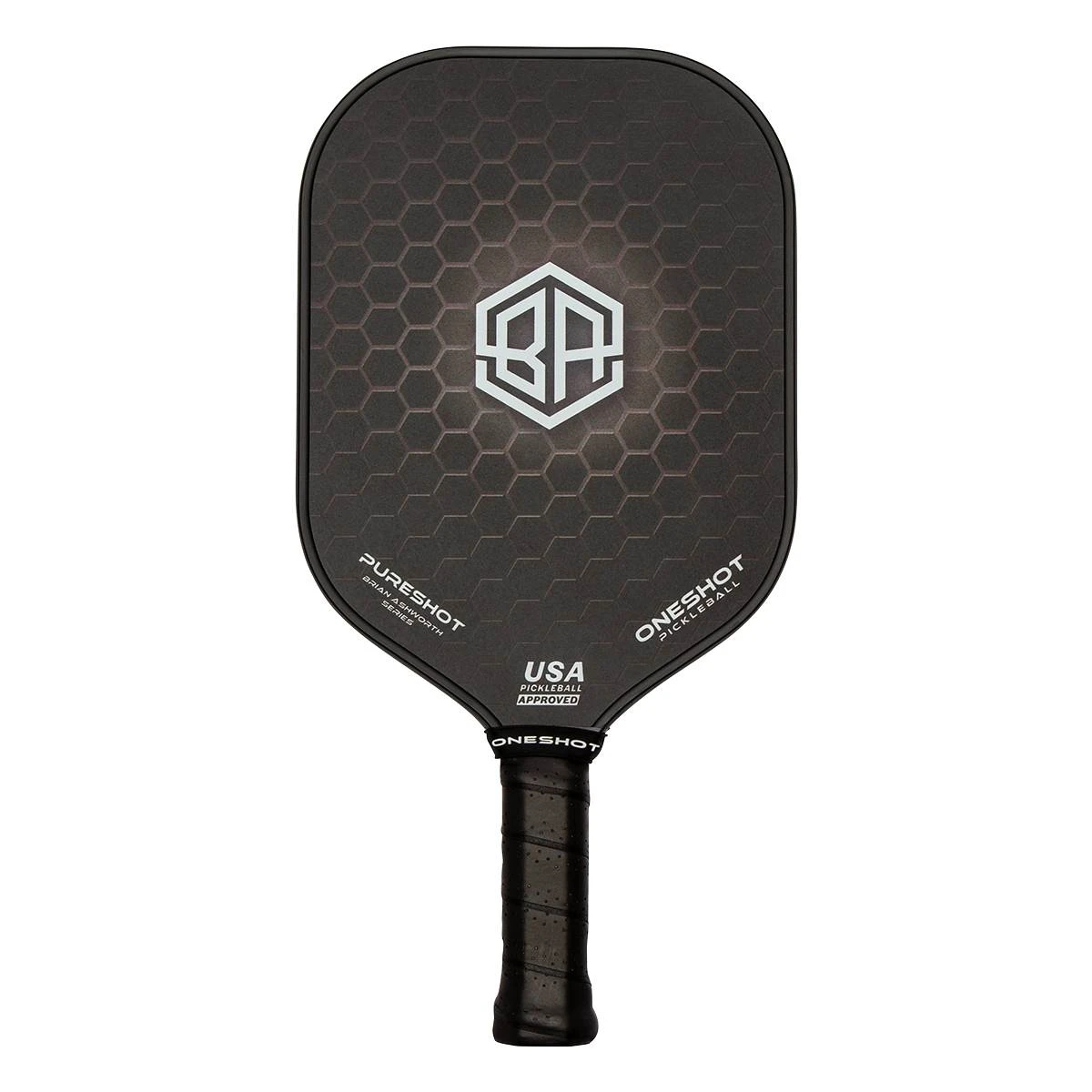 Oneshot Pureshot Middleweight Carbon Fiber Brian Ashworth Pickleball Paddle 5 Oneshot Pureshot Middleweight Carbon Fiber Brian Ashworth Pickleball Paddle - Image 3