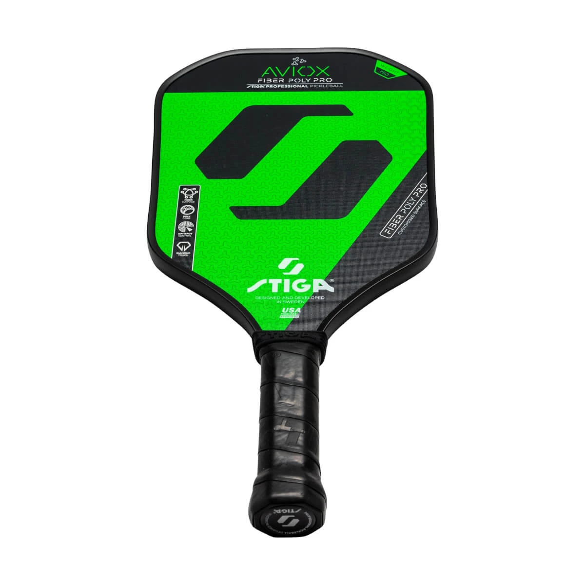 STIGA Aviox Fiber Poly Pro Middleweight Composite Pickleball Paddle 6 STIGA Aviox Fiber Poly Pro Middleweight Composite Pickleball Paddle - Image 4