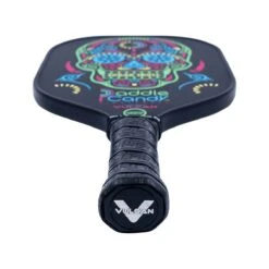 Vulcan Paddle Candy "Sugar Skull" Middleweight Carbon Fiber Pickleball Paddle -Best Racket Shop vulcan paddle candy sugar skull middleweight carbon fiber pickleball paddle 34075 4 l